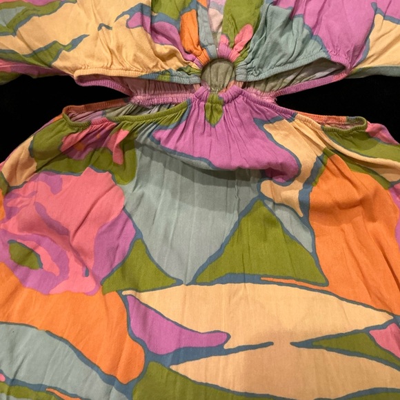 Show me your mumu, Dana Colorful Abstract Print Dress Size small - Picture 2 of 4